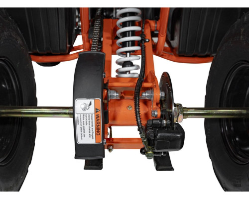 Дитячий акумуляторний квадроцикл моторизований DESERT STORM помаранчевий