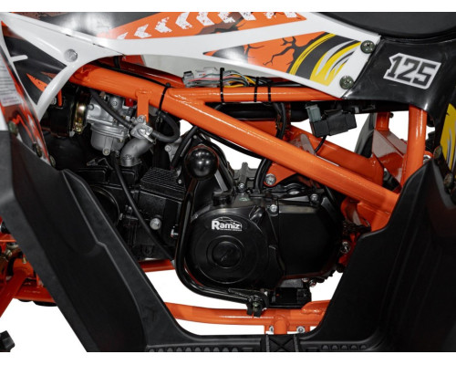 Дитячий акумуляторний квадроцикл моторизований DESERT STORM помаранчевий