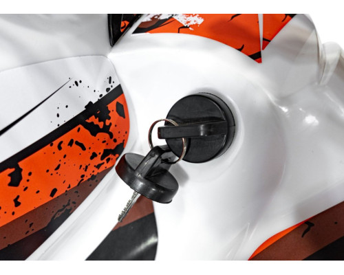 Дитячий акумуляторний квадроцикл моторизований DESERT STORM помаранчевий