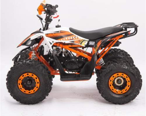 Дитячий акумуляторний квадроцикл моторизований DESERT STORM помаранчевий