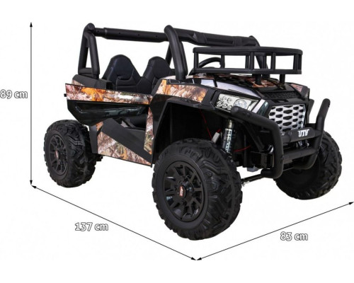 Дитяча акумуляторна машинка баггі UTV Roadster Black