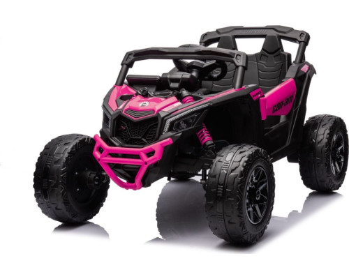 Дитячий акумуляторний квадроцикл CAN-AM Maverick рожевий