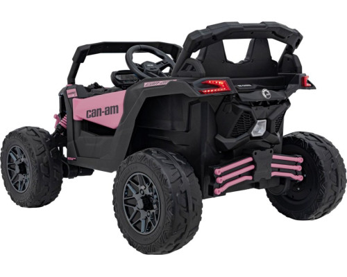 Дитячий акумуляторний квадроцикл CAN-AM Maverick рожевий
