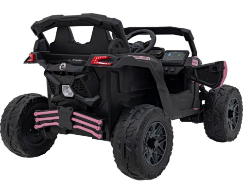 Дитячий акумуляторний квадроцикл CAN-AM Maverick рожевий