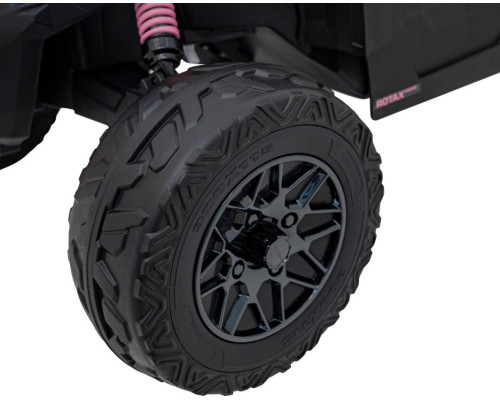 Дитячий акумуляторний квадроцикл CAN-AM Maverick рожевий