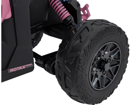 Дитячий акумуляторний квадроцикл CAN-AM Maverick рожевий