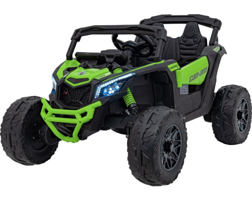 Дитячий акумуляторний квадроцикл CAN-AM Maverick Зелений