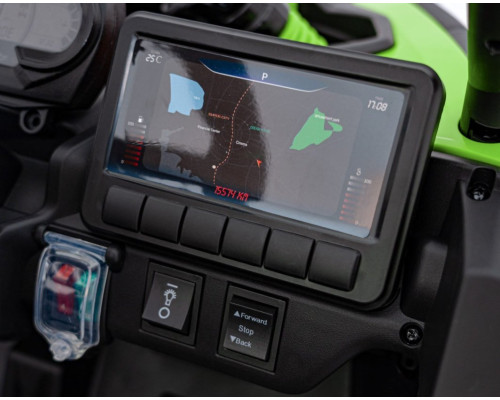 Дитячий акумуляторний квадроцикл CAN-AM Maverick Зелений