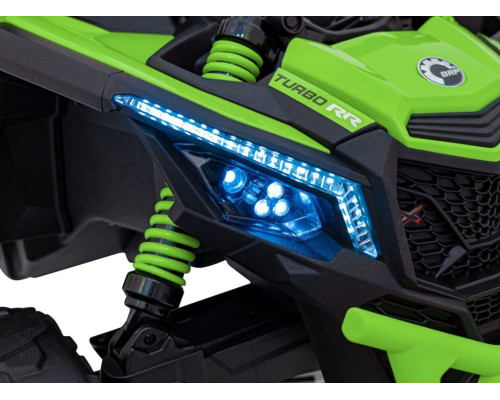 Дитячий акумуляторний квадроцикл CAN-AM Maverick Зелений