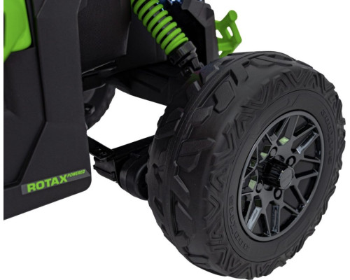 Дитячий акумуляторний квадроцикл CAN-AM Maverick Зелений