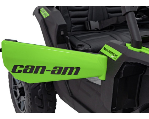 Дитячий акумуляторний квадроцикл CAN-AM Maverick Зелений