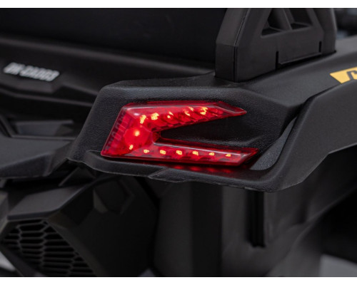 Дитячий акумуляторний квадроцикл CAN-AM Maverick Жовтий