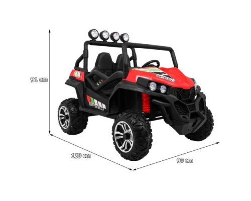 Дитяча акумуляторна машинка баггі Grand червона