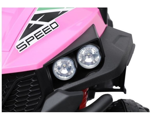 Дитяча акумуляторна машинка баггі Grand рожева