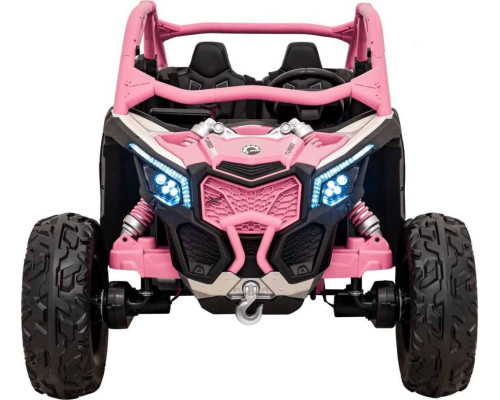 Дитяча акумуляторна машинка Баггі Maverick Turbo RR Рожева