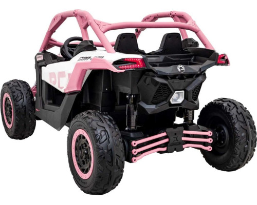 Дитяча акумуляторна машинка Баггі Maverick Turbo RR Рожева