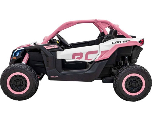 Дитяча акумуляторна машинка Баггі Maverick Turbo RR Рожева