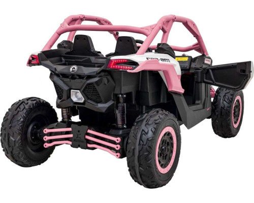 Дитяча акумуляторна машинка Баггі Maverick Turbo RR Рожева