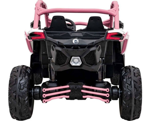 Дитяча акумуляторна машинка Баггі Maverick Turbo RR Рожева