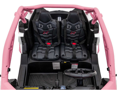 Дитяча акумуляторна машинка Баггі Maverick Turbo RR Рожева