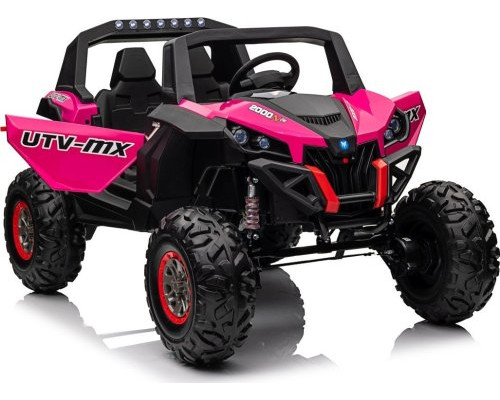 Дитяча акумуляторна машинка Баггі UTV-MX 2000N Рожева