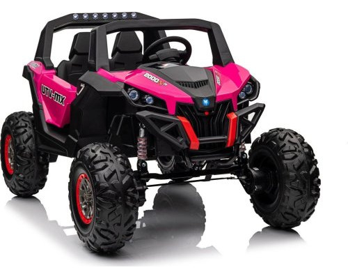 Дитяча акумуляторна машинка Баггі UTV-MX 2000N Рожева