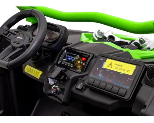 Дитяча акумуляторна машинка Баггі Maverick Turbo RR Green