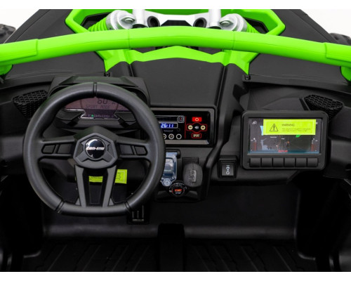 Дитяча акумуляторна машинка Баггі Maverick Turbo RR Green