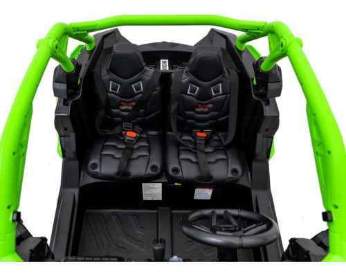 Дитяча акумуляторна машинка Баггі Maverick Turbo RR Green