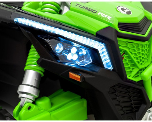 Дитяча акумуляторна машинка Баггі Maverick Turbo RR Green