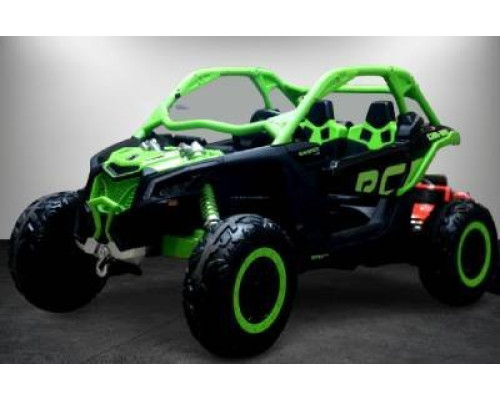 Дитяча акумуляторна машинка Баггі Maverick Turbo RR Green