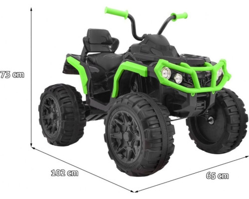 Дитячий акумуляторний квадроцикл 2,4 ГГц Зелений