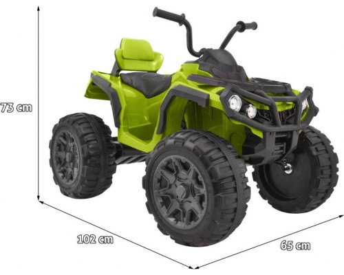 Дитячий акумуляторний квадроцикл 2,4 ГГц Зелений