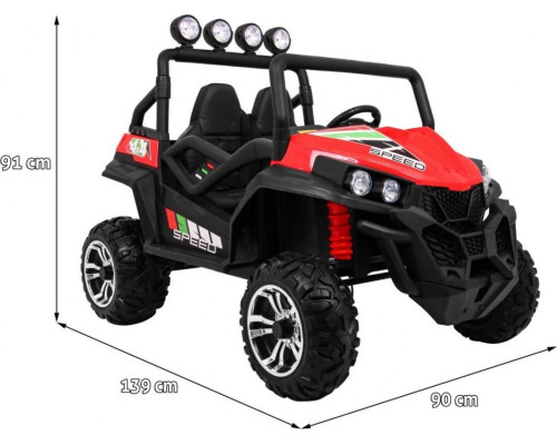 Дитячий акумуляторний баггі Grand Buggy Strong Lift. Червоний