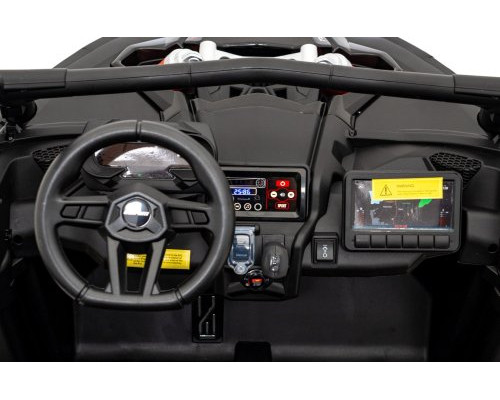 Дитяча акумуляторна машинка Баггі Maverick Turbo RR Чорна