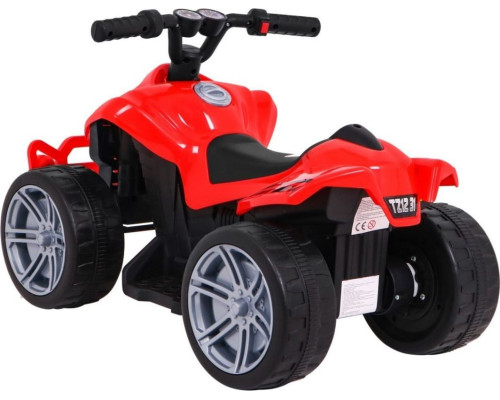 Дитячий акумуляторний квадроцикл Little Monster Червоний 25 Вт привід