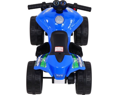 Дитячий акумуляторний квадроцикл Little Monster Синій 25 Вт привід