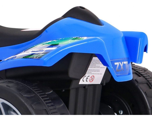 Дитячий акумуляторний квадроцикл Little Monster Синій 25 Вт привід