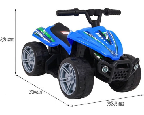 Дитячий акумуляторний квадроцикл Little Monster Синій 25 Вт привід