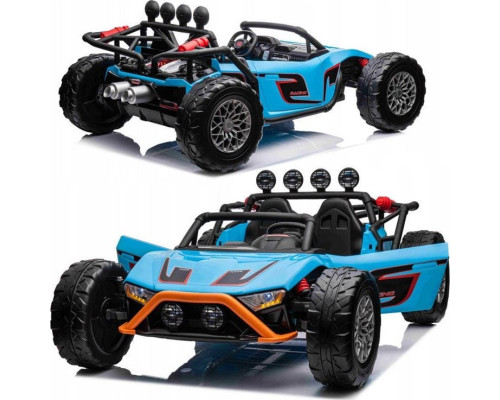 Дитяча акумуляторна машинка Buggy Racing 5 синя