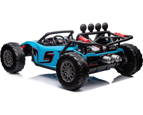 Дитяча акумуляторна машинка Buggy Racing 5 синя