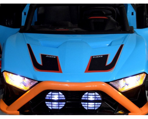 Дитяча акумуляторна машинка Buggy Racing 5 синя