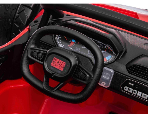 Дитяча акумуляторна машинка Buggy Racing 5 червона