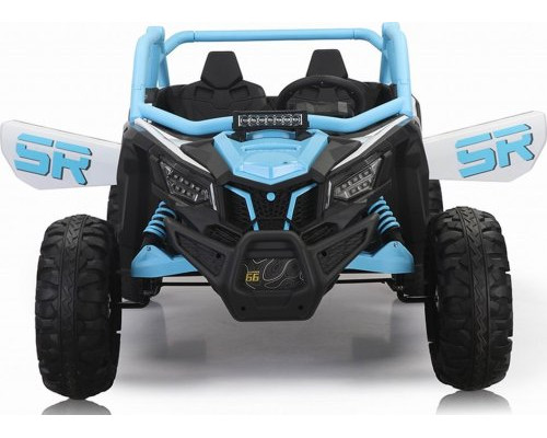 Дитяча акумуляторна машинка Баггі SR SUPER 66 Блакитна