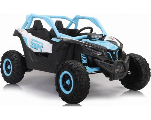 Дитяча акумуляторна машинка Баггі SR SUPER 66 Блакитна