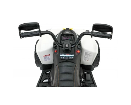 Дитячий акумуляторний квадроцикл Maverick Quad Білий