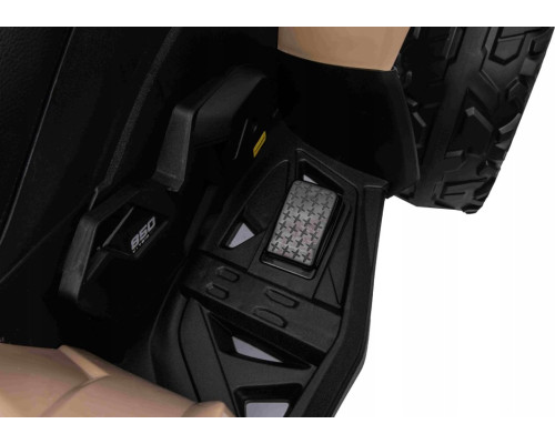 Дитячий акумуляторний квадроцикл Maverick Quad  Коричневий