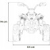 Дитячий акумуляторний квадроцикл Maverick Quad  Коричневий