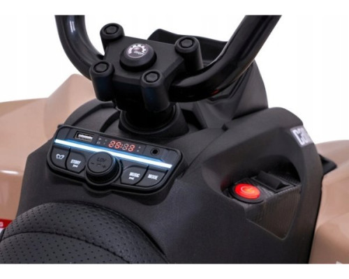 Дитячий акумуляторний квадроцикл Maverick Quad  Коричневий