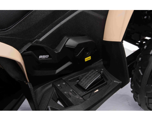 Дитячий акумуляторний квадроцикл Maverick Quad  Коричневий